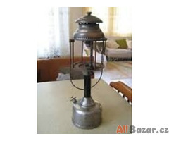 Koupím lampa hasag,petromax aida Optimus, Continental, Geniol, Radius, Tatra,