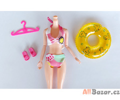 NOVÉ! Set pro panenku Barbie, plavecký s kruhem a žabkami