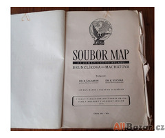 Školní zeměpisný atlas z r. 1949